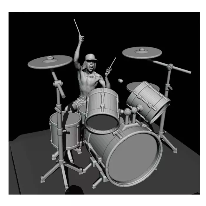 Dave Grohl - Nirvana 3Dprinting  3D print model_0