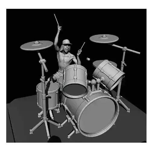 Dave Grohl - Nirvana 3Dprinting  3D print model