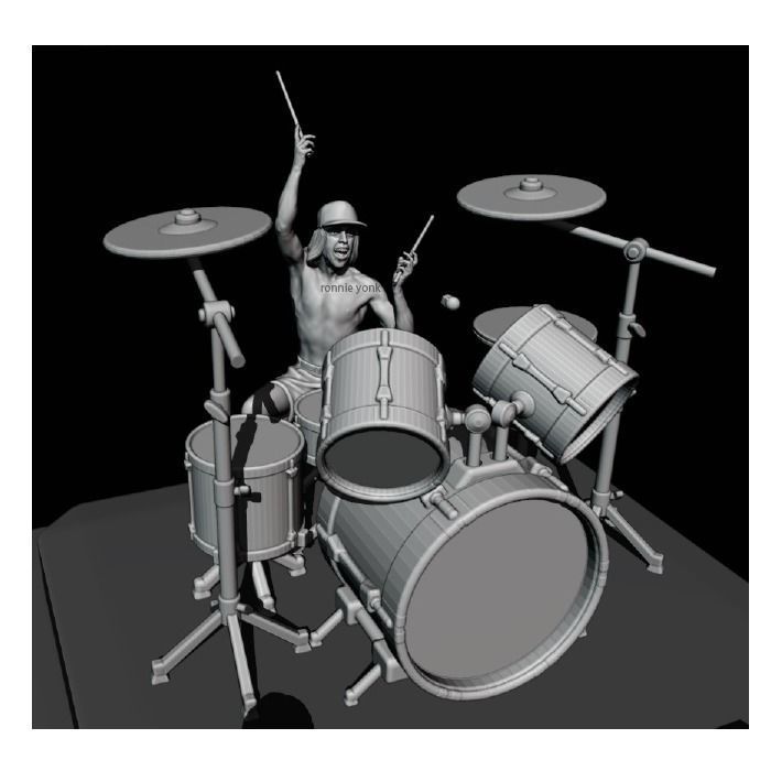 Dave Grohl - Nirvana 3Dprinting  3D print model_8