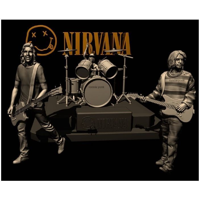 Dave Grohl - Nirvana 3Dprinting  3D print model_17