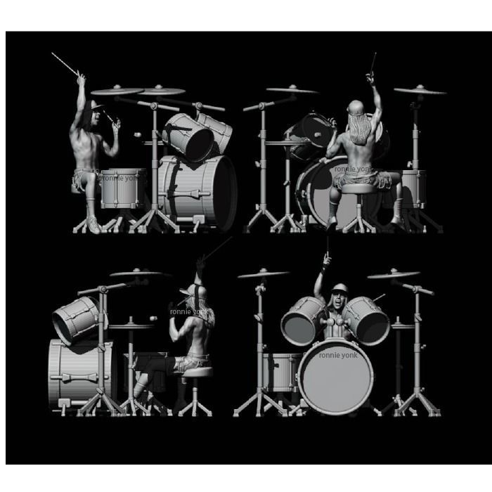 Dave Grohl - Nirvana 3Dprinting  3D print model_16