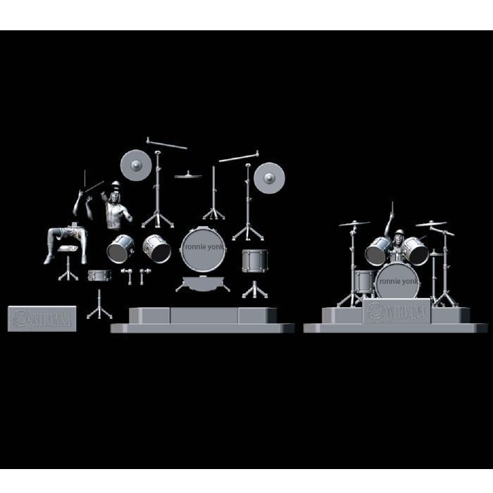 Dave Grohl - Nirvana 3Dprinting  3D print model_9