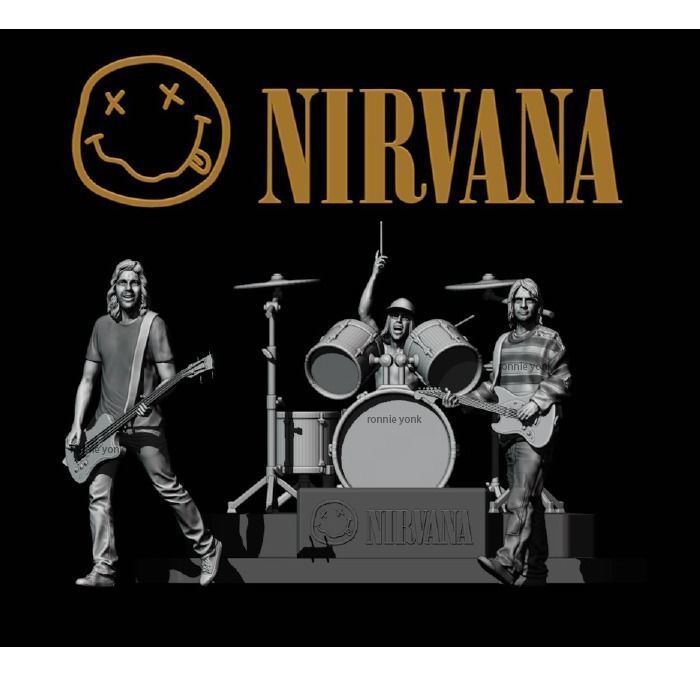 kurt cobain - Nirvana 3Dprinting 3D model 3D printable | CGTrader