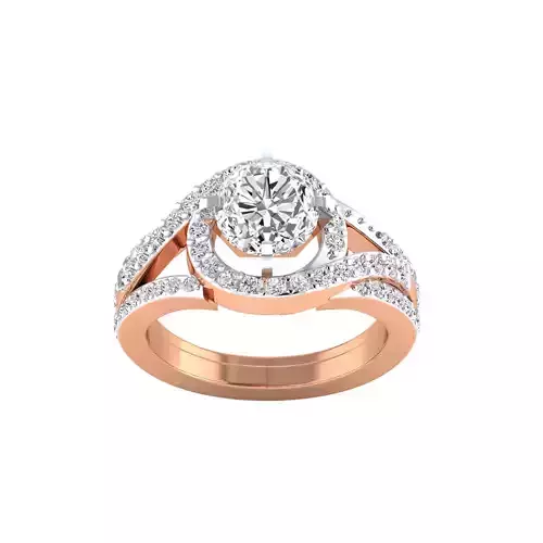  Women Heavy Ring STL OBJ FBX Renders Details