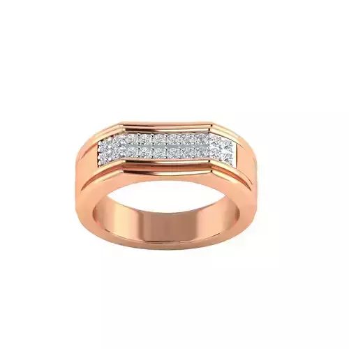 Women Band Ring STL OBJ FBX Renders Details