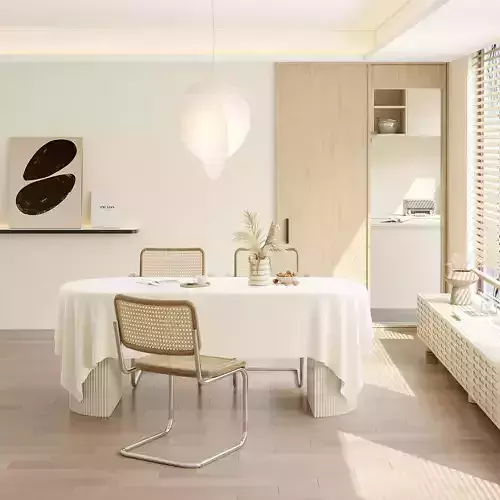 Parisian interior scene 3D model