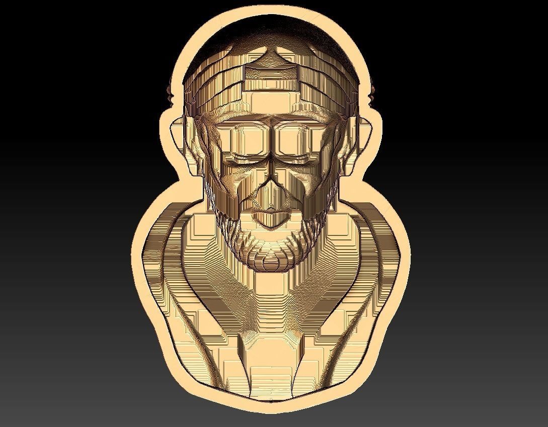 SAIBABA PENDENT 3D print model_2