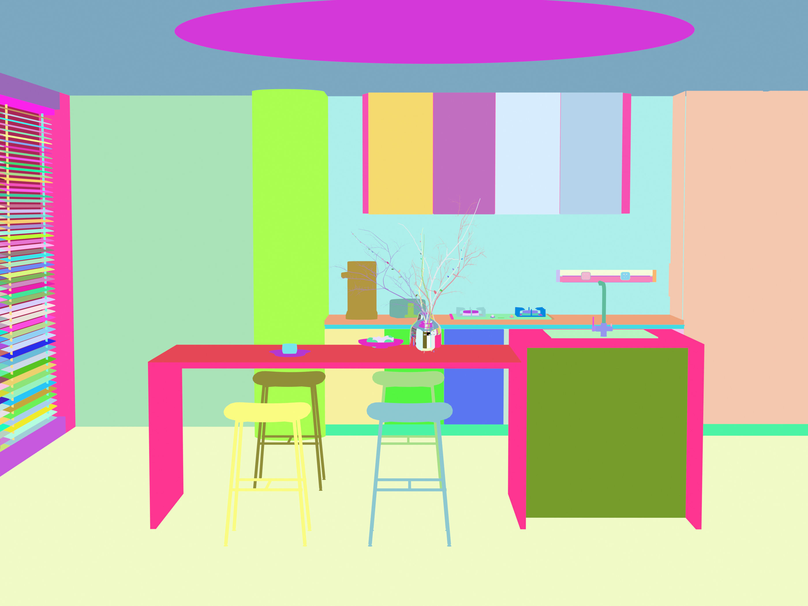  the silence of residential indoor 3 d model 3D model_6