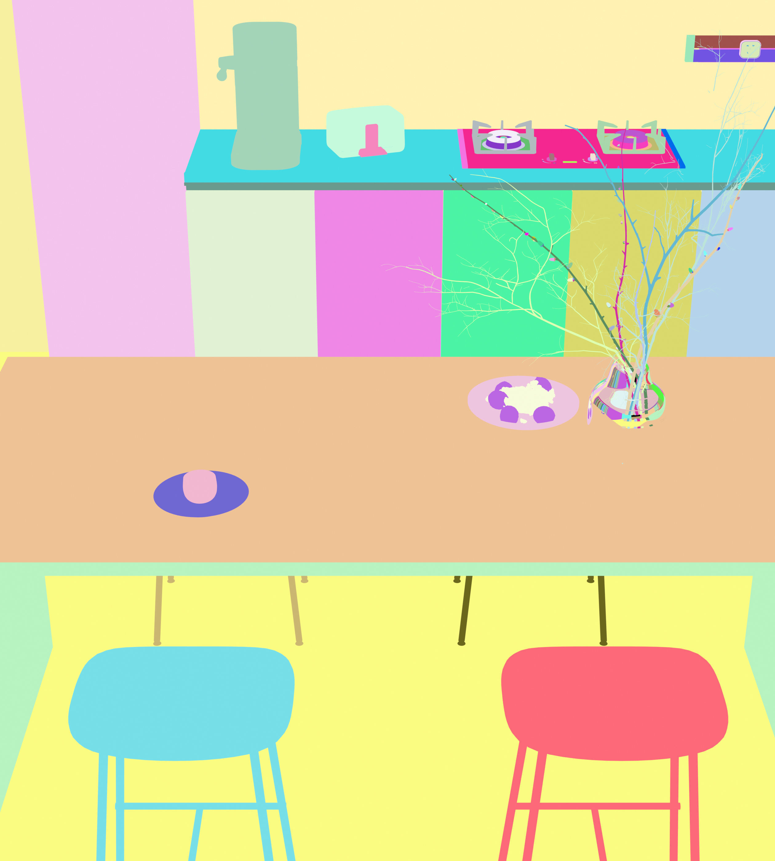  the silence of residential indoor 3 d model 3D model_10