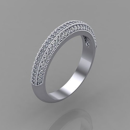 diamond band 3D print model