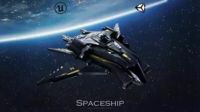 Spaceship Game ready 4k Textures