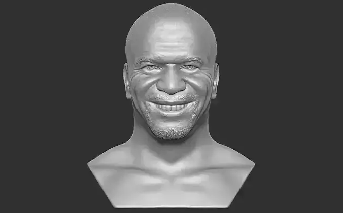 Terry Crews bust for 3D printing 3D print model