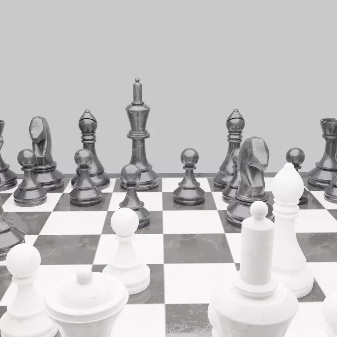 Chess Free low-poly 3D model