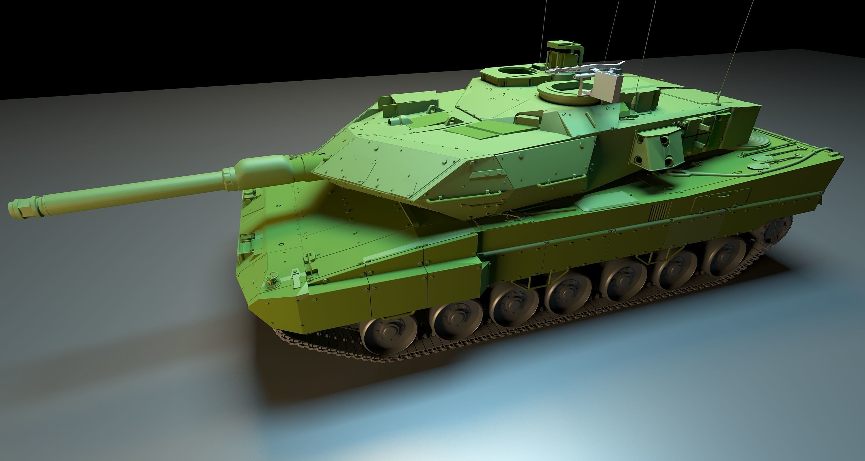 Tank strv 122 3D model_3