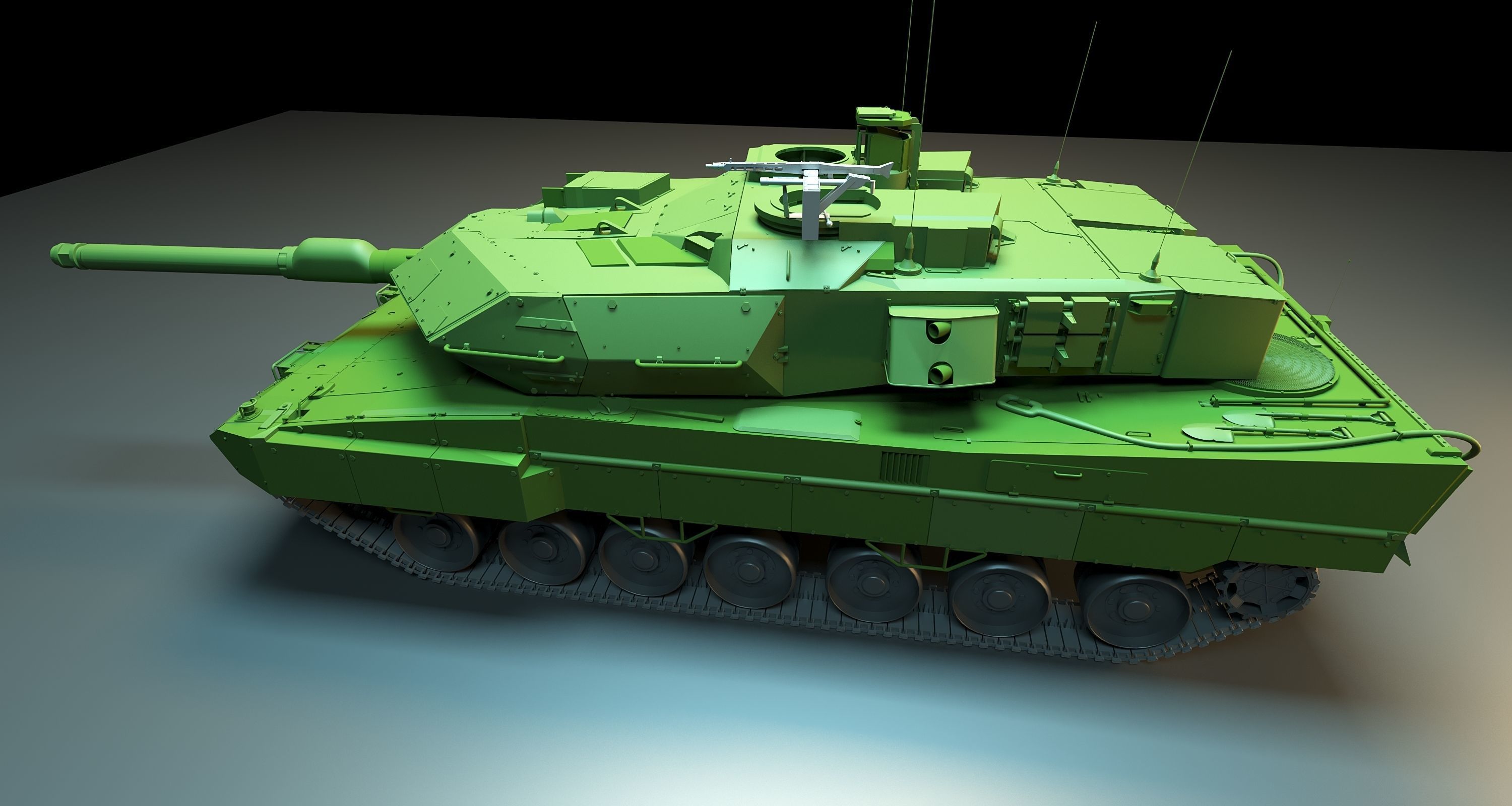 Tank strv 122 3D model_5