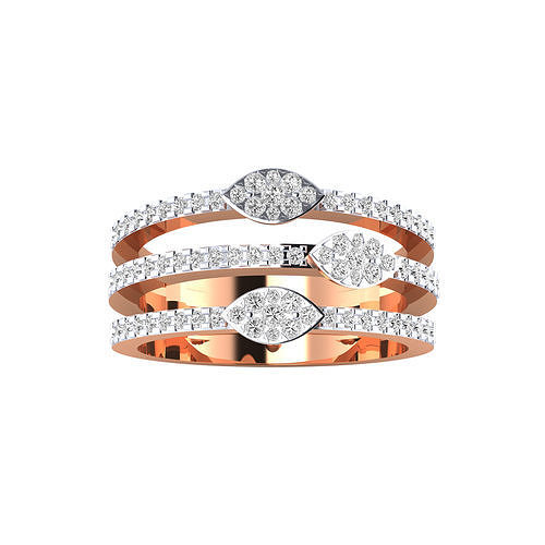  Women Heavy Ring STL OBJ FBX Renders Details 3D print model