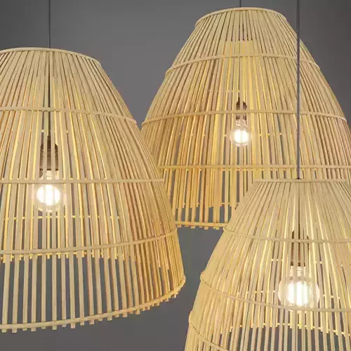 Rattan lamp