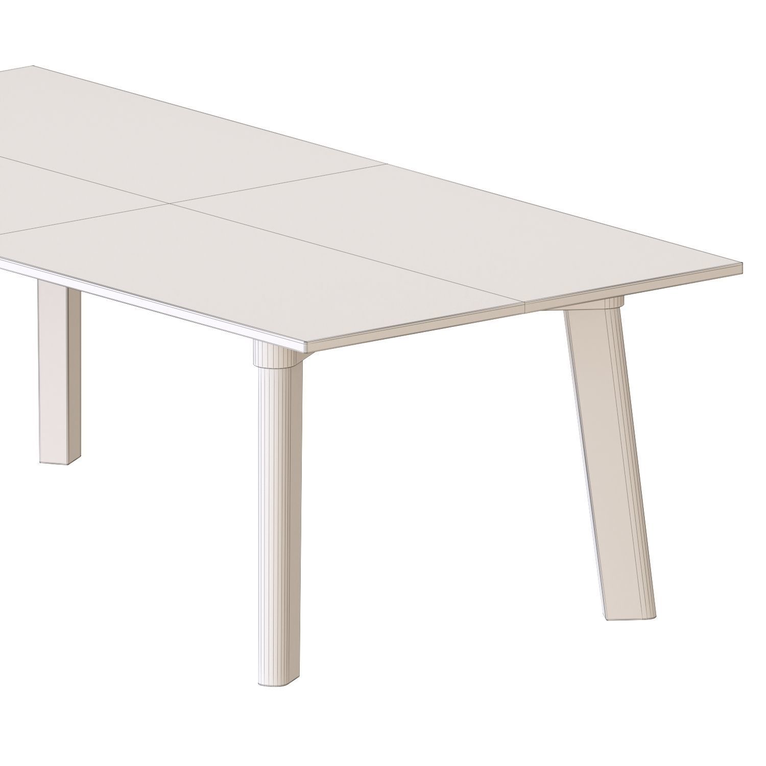 HAY COPENHAGUE DEUX 250 COFFEE TABLES 3D model_7