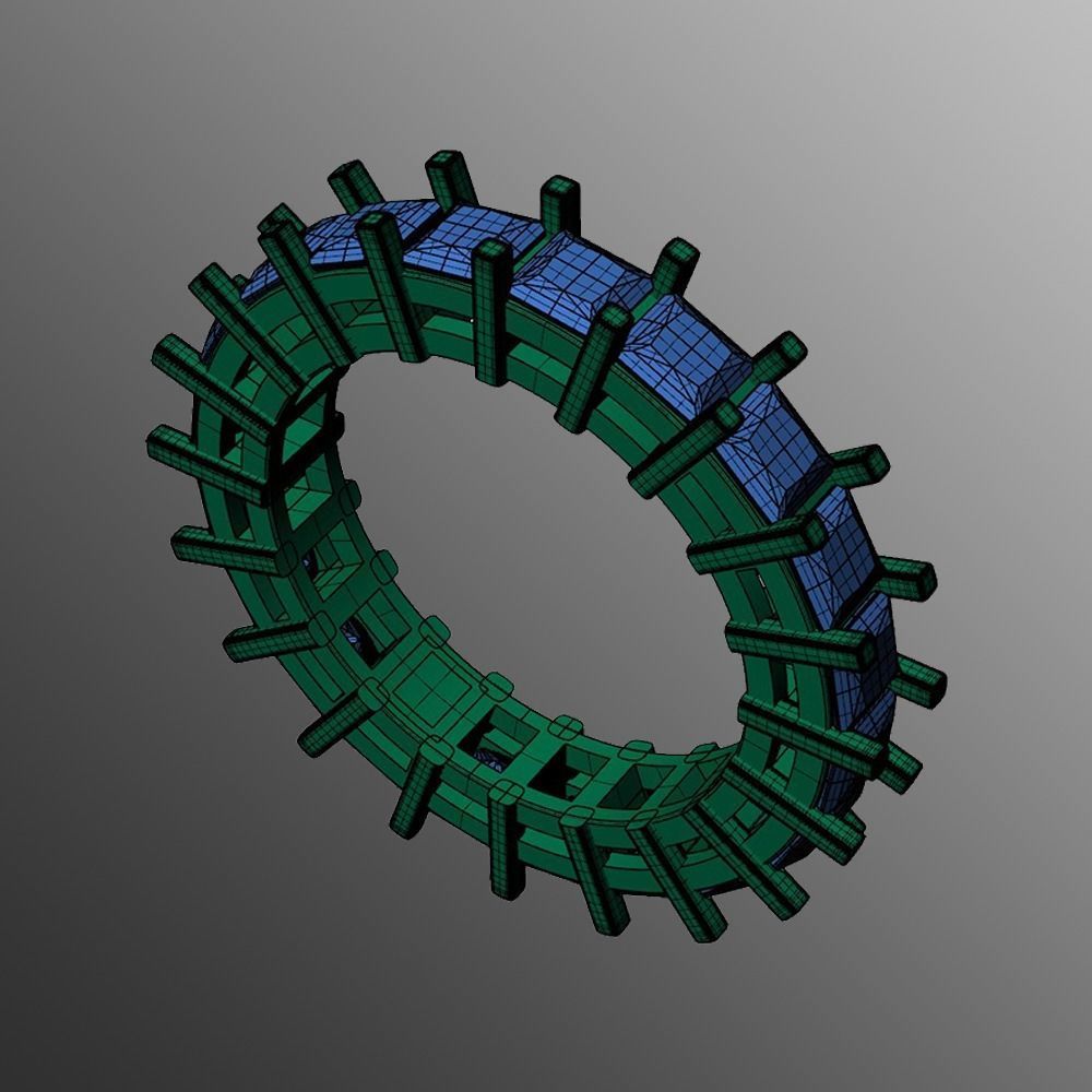 Ring pl6 3D print model_2
