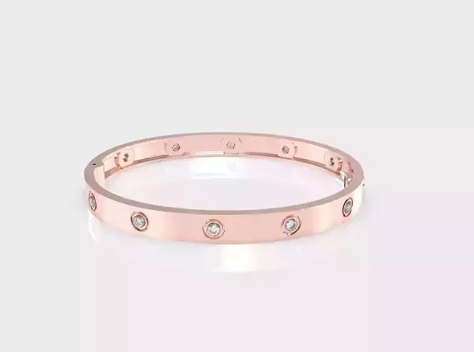  bracelet with stones   3D print model 3D print model