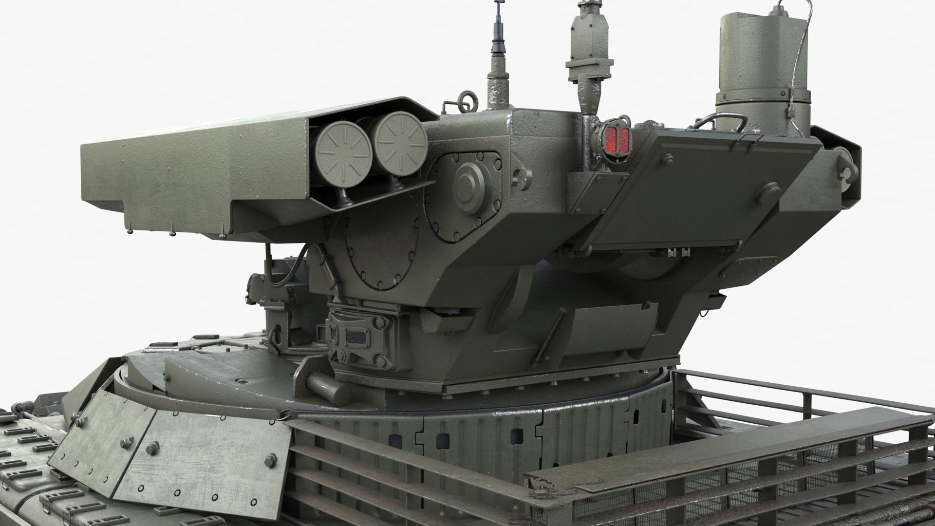 Tank Terminator BMPT 72 Green 3D model_29