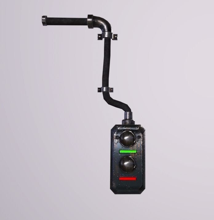 Ammeter PBR 4K GameReady Low-poly 3D model_2