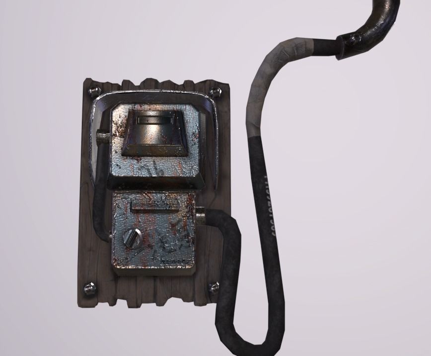 Ammeter PBR 4K GameReady Low-poly 3D model_5