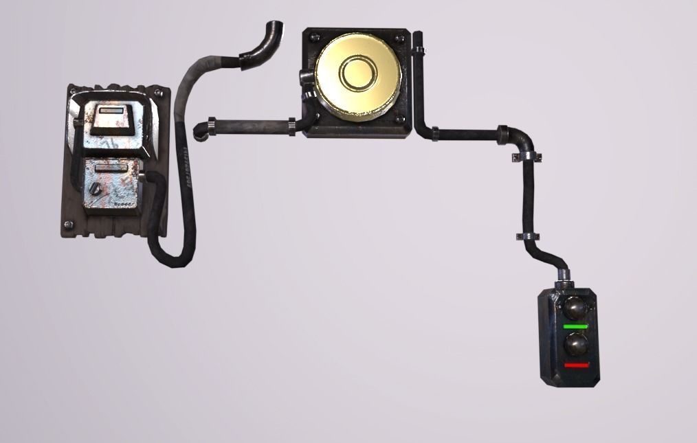 Ammeter PBR 4K GameReady Low-poly 3D model_4