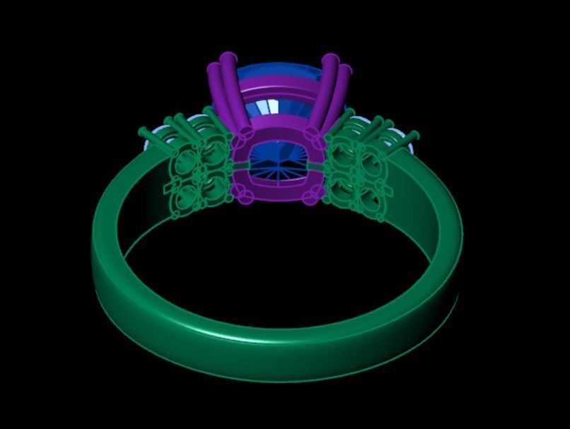 Ring  pl12 3D print model_11