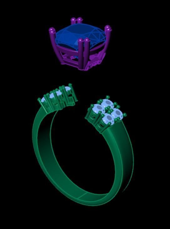 Ring  pl12 3D print model_7