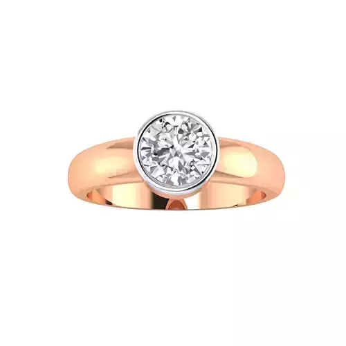 Women Solitaire Engagement Ring STL OBJ FBX Renders Details