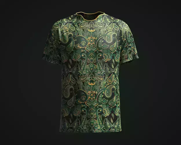 T Shirt-Paisley