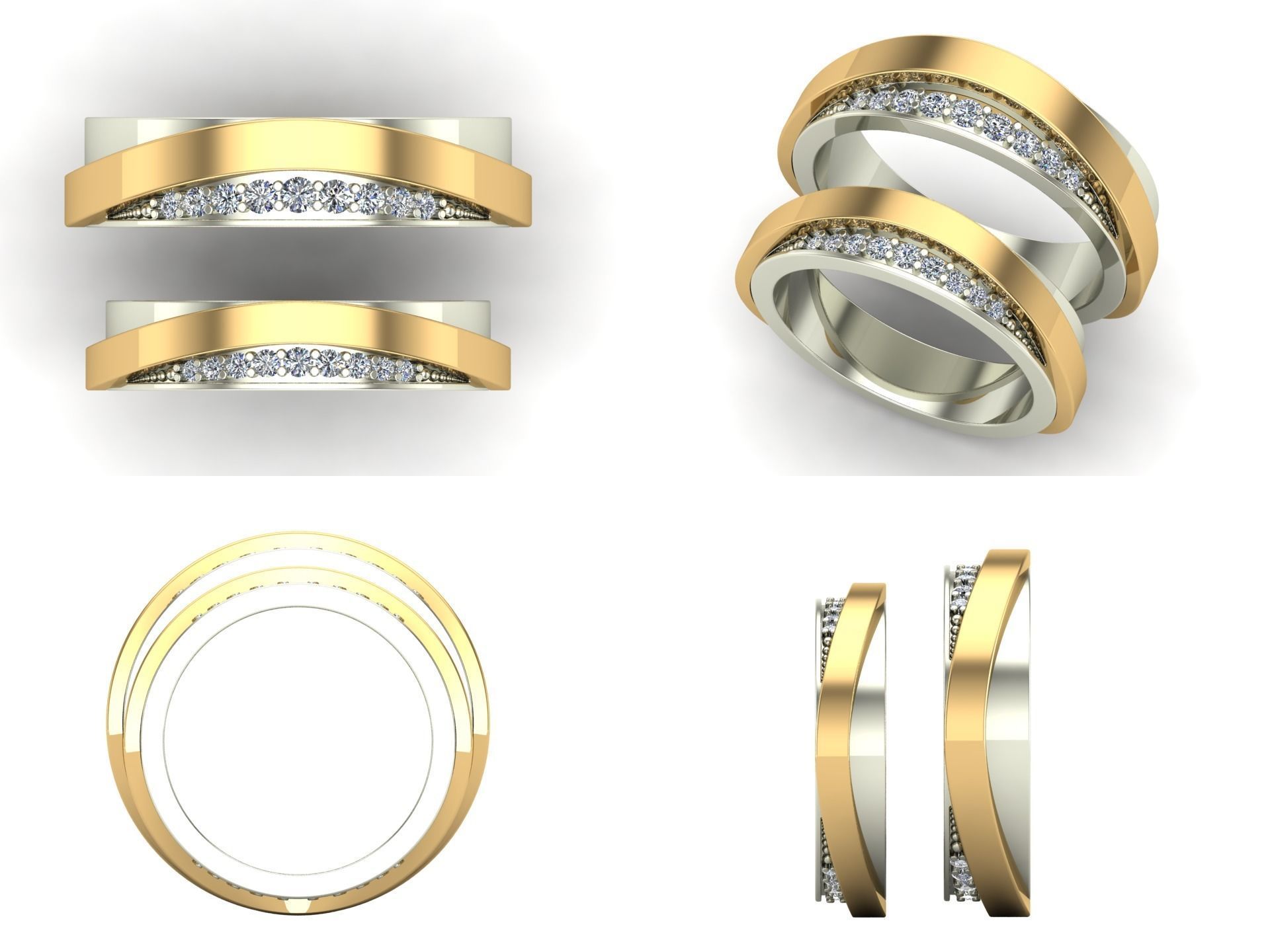 Ring rk14 3D print model_4