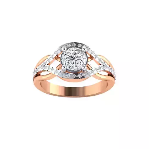  Women Heavy Ring STL OBJ FBX Renders Details