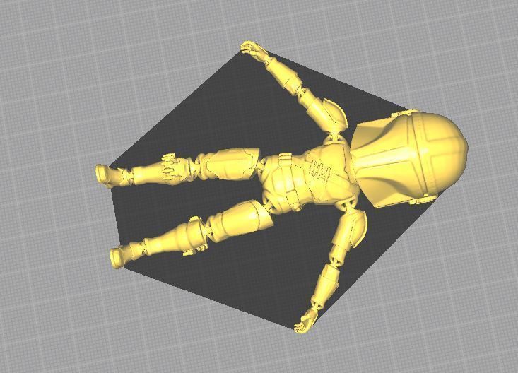 THE MANDALORIAN Flexi 3D print model_7