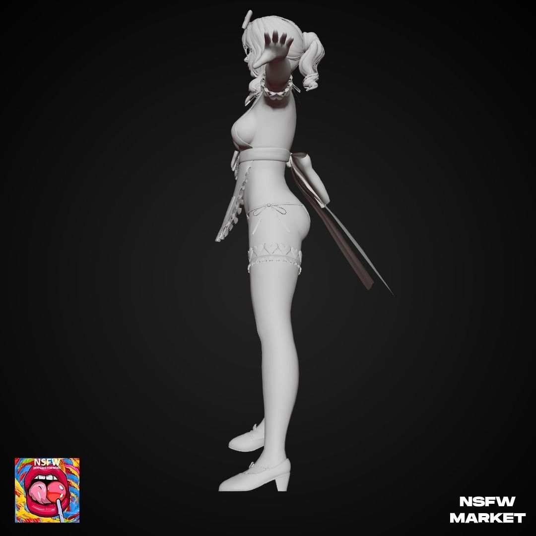 EXCLUSIVE EDITION RIGGED CHARACTER TAMAKI - EYES ON ME Low-poly 3D model_13