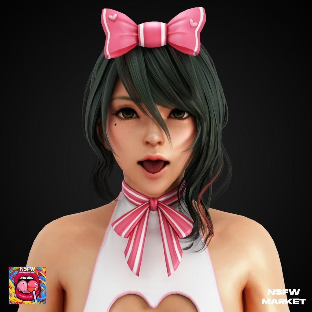 EXCLUSIVE EDITION RIGGED CHARACTER TAMAKI - EYES ON ME Low-poly 3D model_1