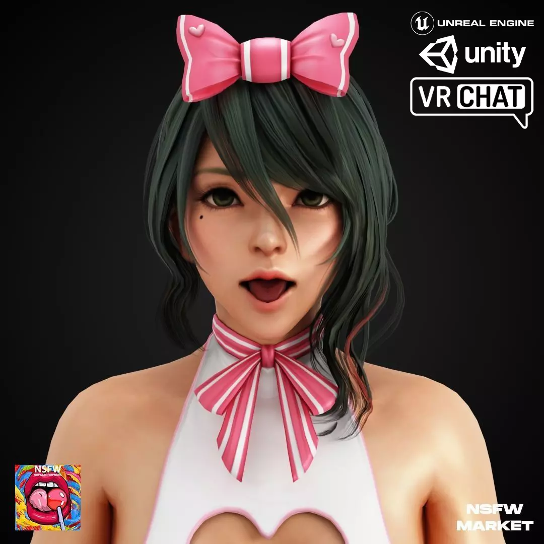 EXCLUSIVE EDITION RIGGED CHARACTER TAMAKI - EYES ON ME Low-poly 3D model_0