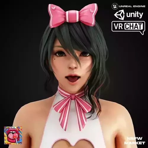 EXCLUSIVE EDITION RIGGED CHARACTER TAMAKI - EYES ON ME Low-poly 3D model
