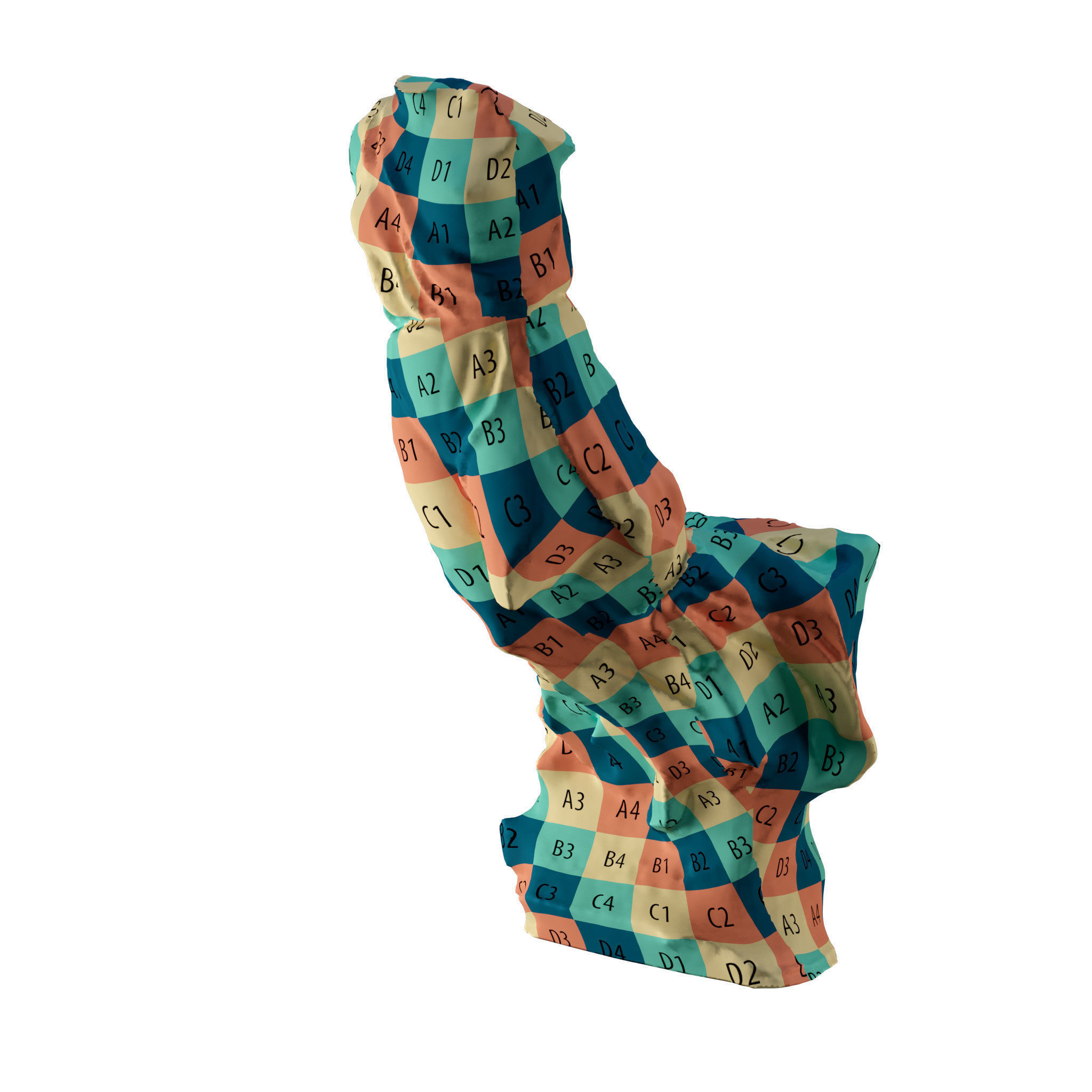 Winged Victory of Samothrace sculpture 3D model_4