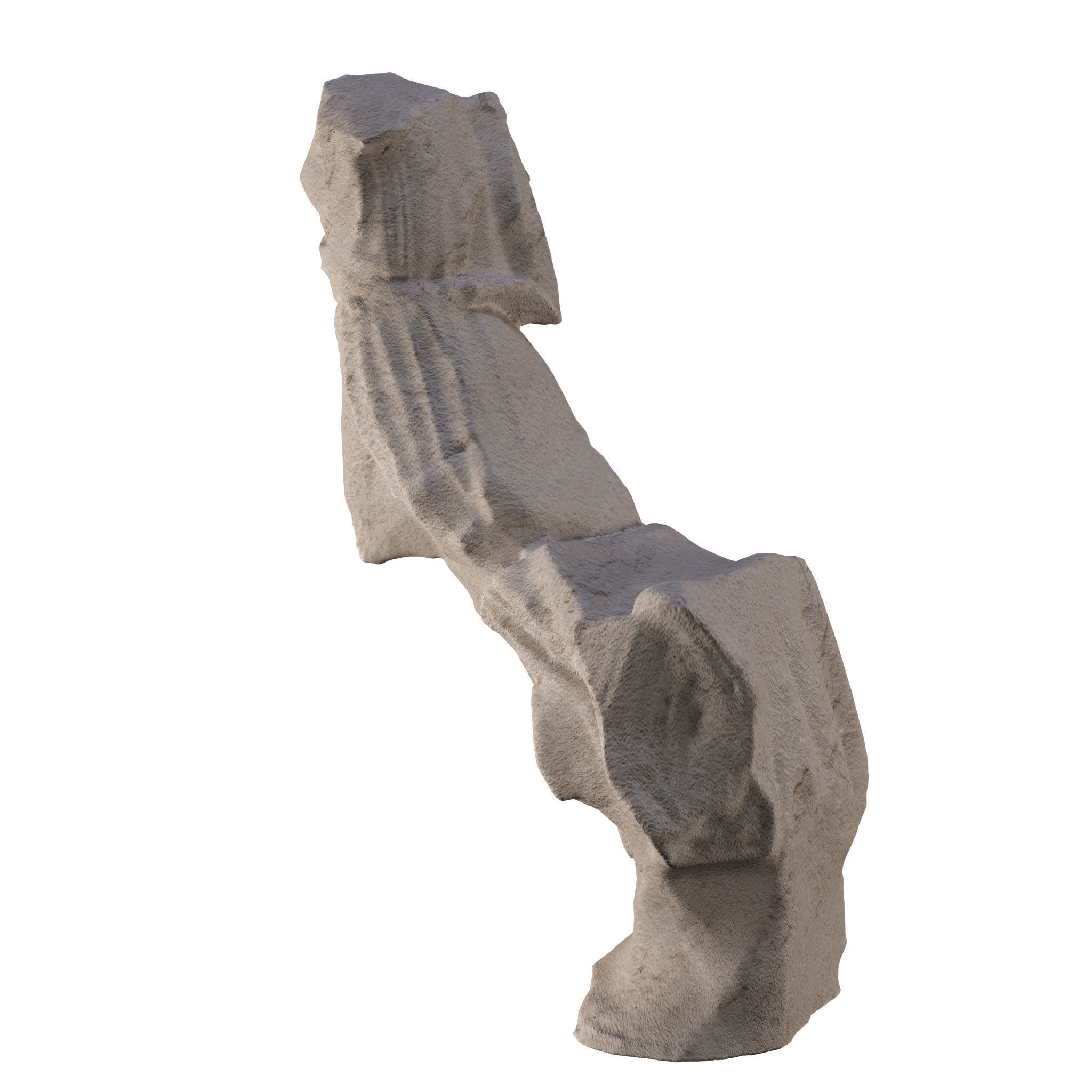 Winged Victory of Samothrace sculpture 3D model_3