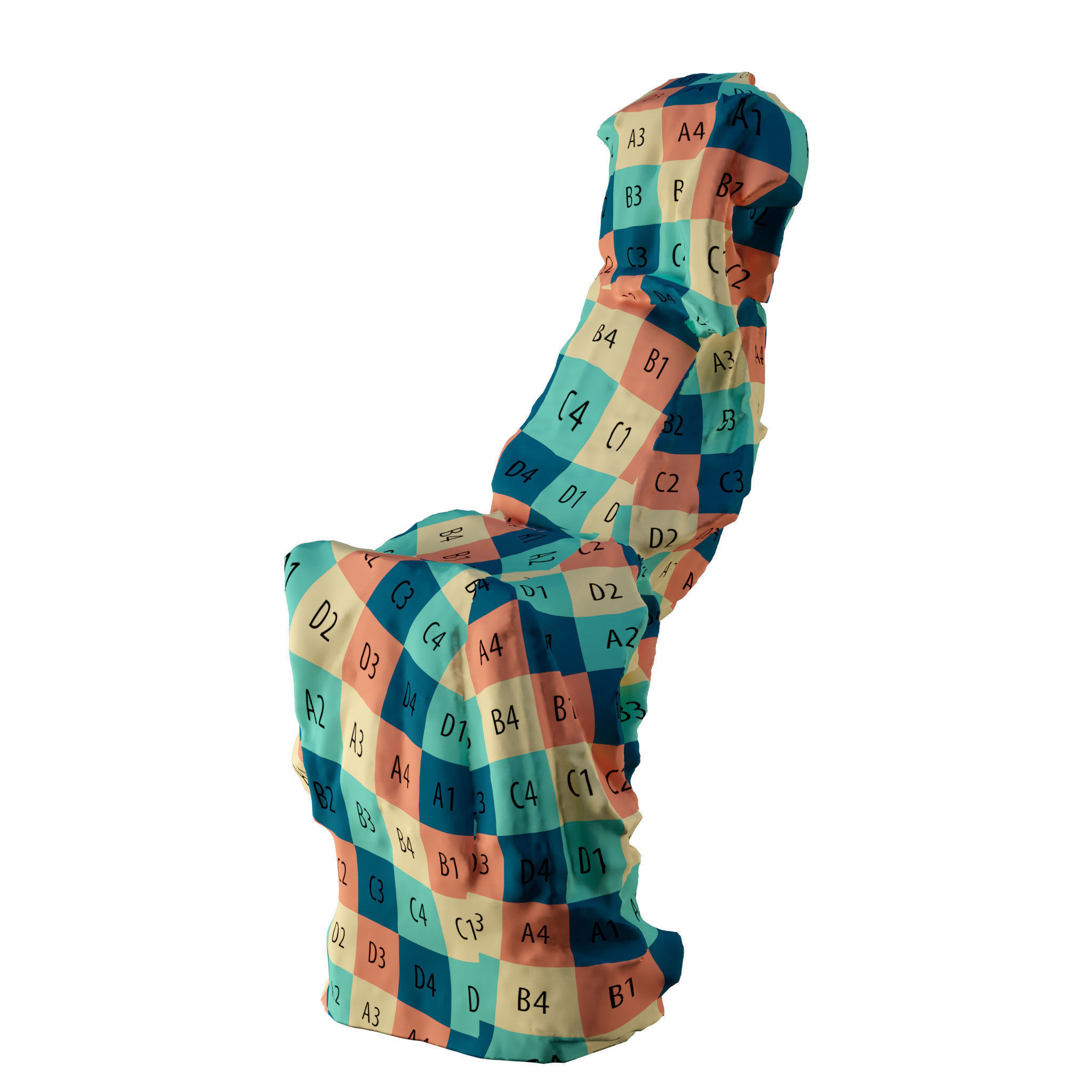 Winged Victory of Samothrace sculpture 3D model_5