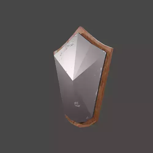 Low Poly War Shield