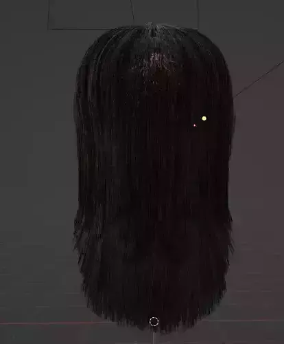 3d hair model