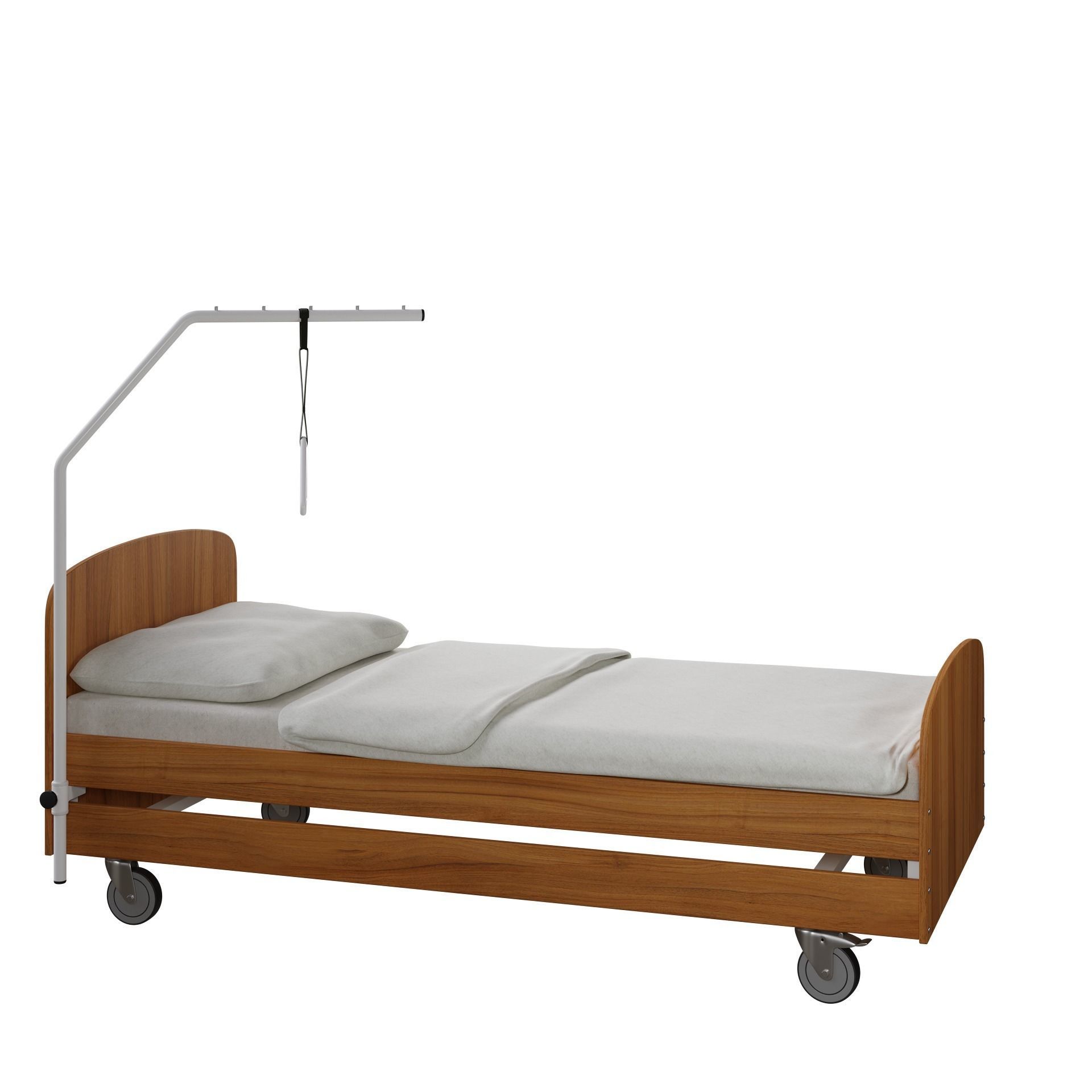 Medical bed 3D model_4