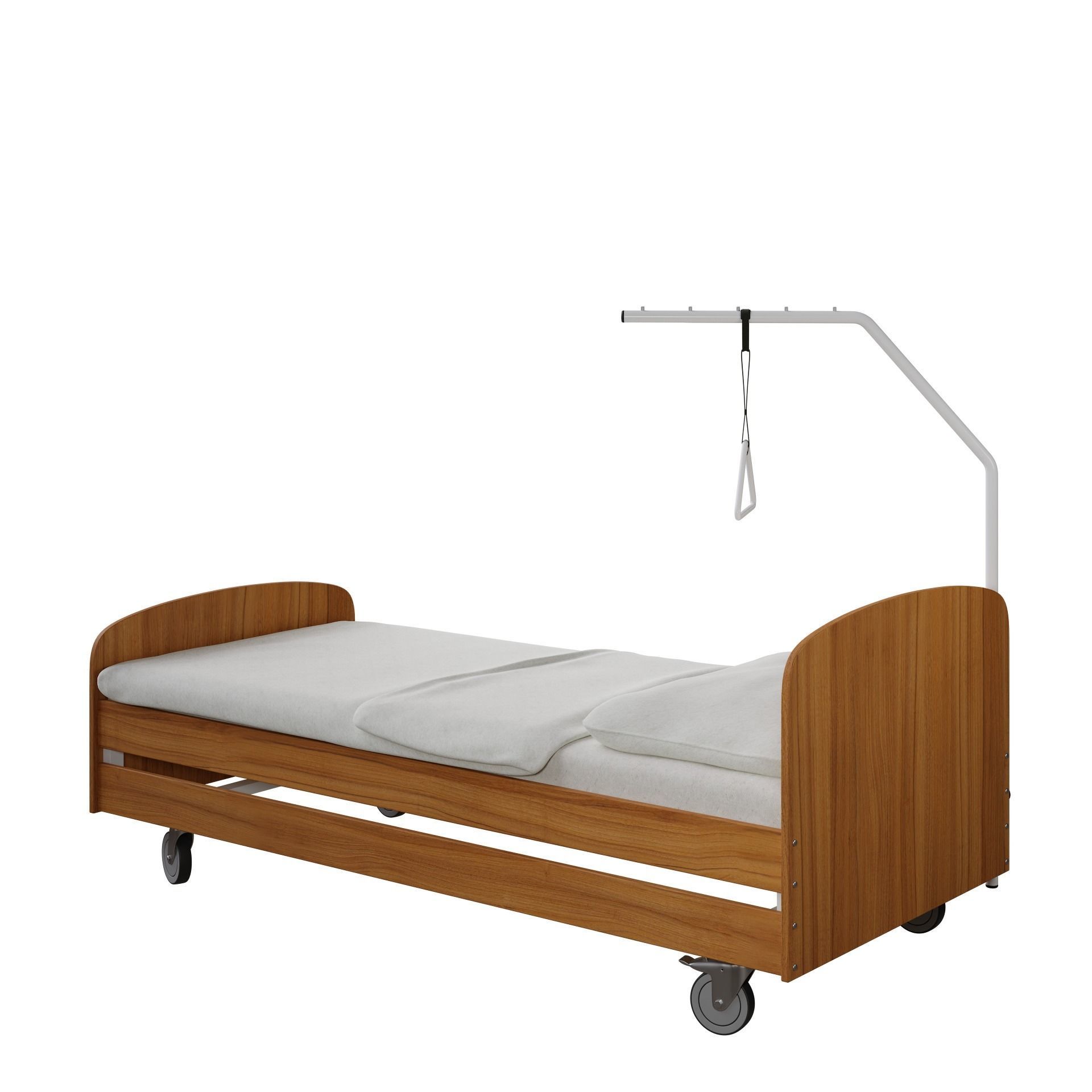 Medical bed 3D model_2