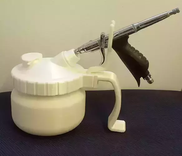 Airbrush Pot Cleaner 3D print model