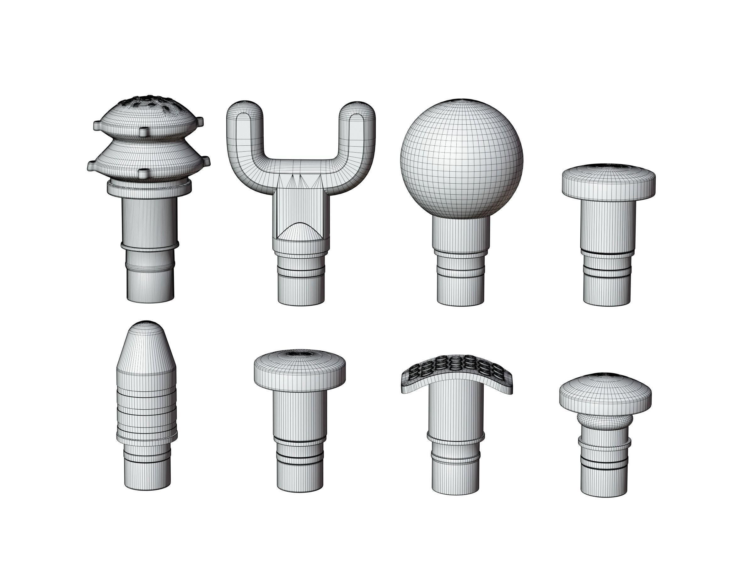 Massage Gun 3D model_8