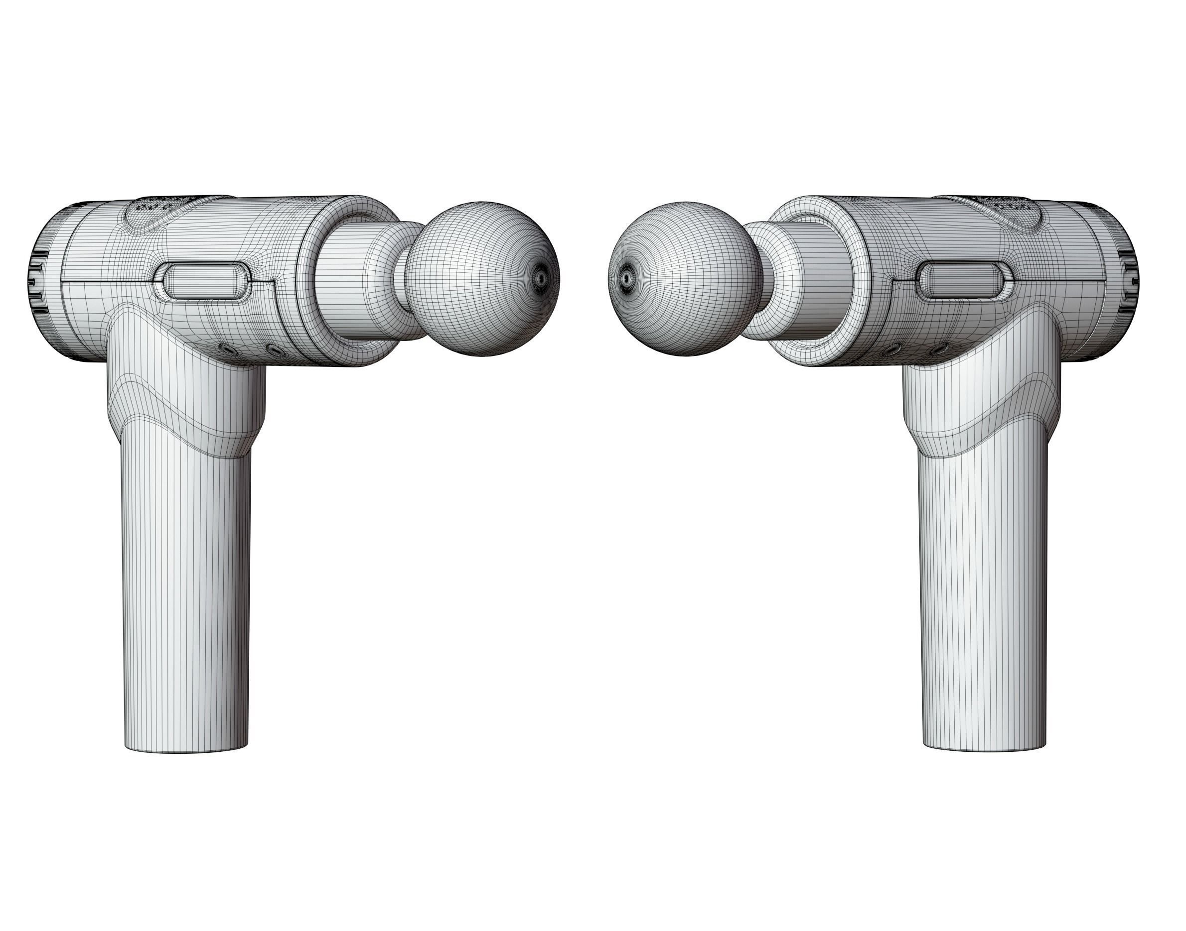 Massage Gun 3D model_10