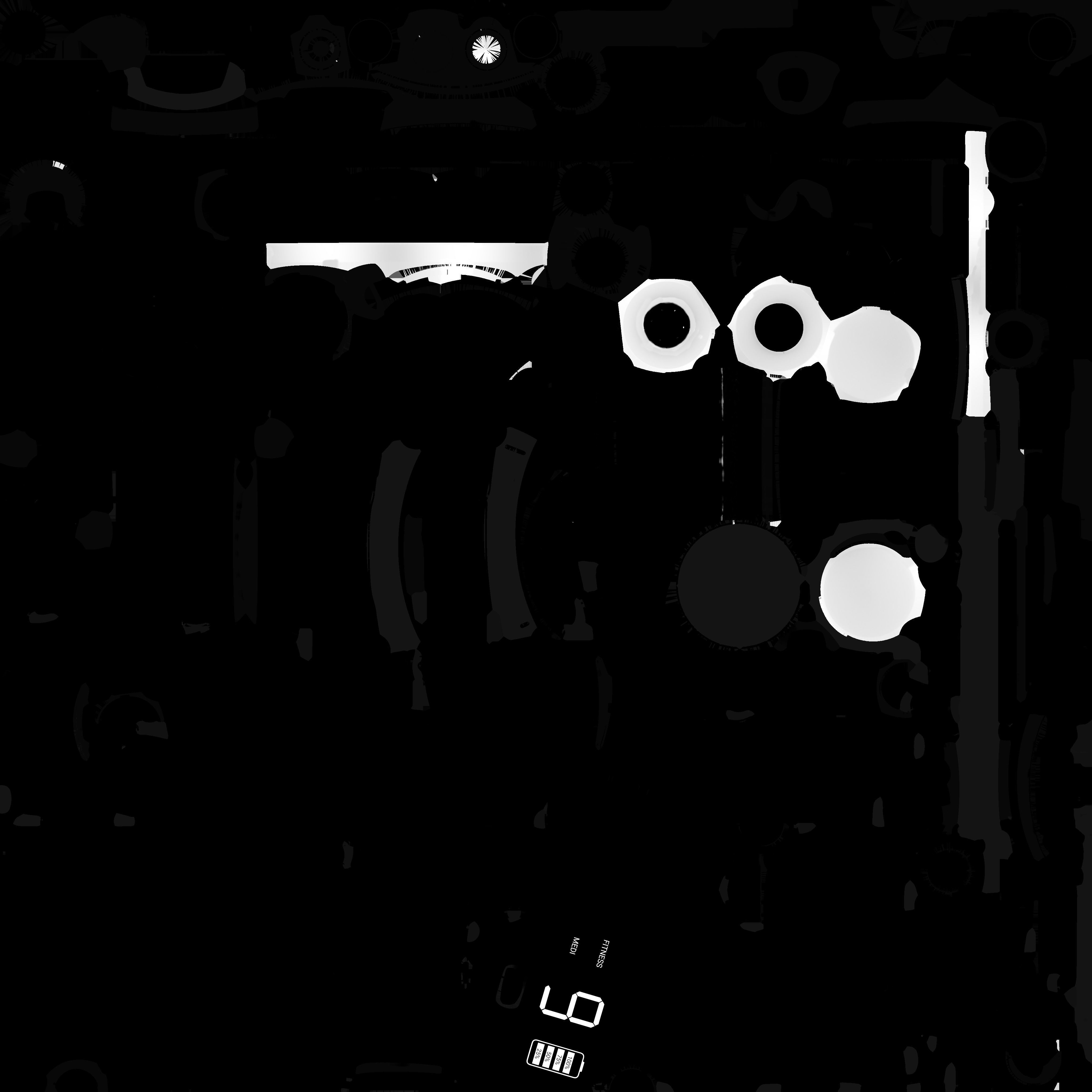 Massage Gun 3D model_13